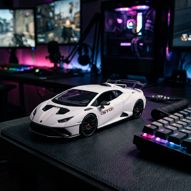 Ryan Castellano's Huracán STO on desk